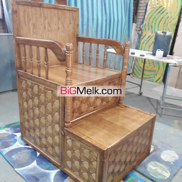 منبر تمام چوب گردو ، منبر تمام چوب راش