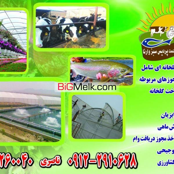 گلخانه فروشی فول امکانات ورامین