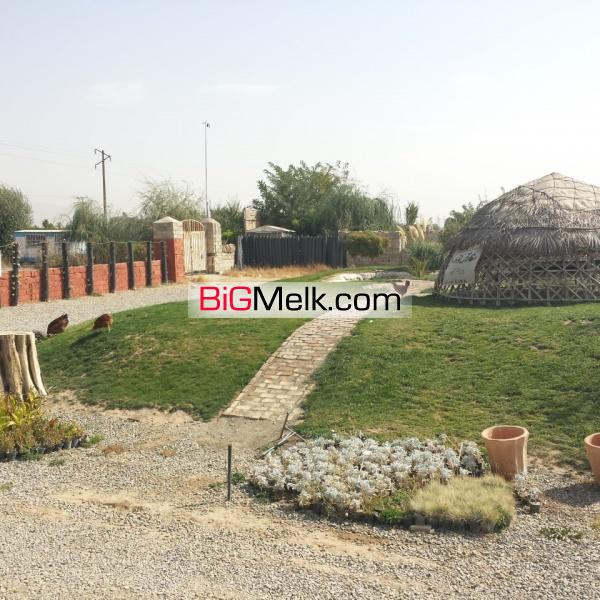 شش هکتار زمین کشاورزی  سند دار بر جاده اصلی کرج به قزوین