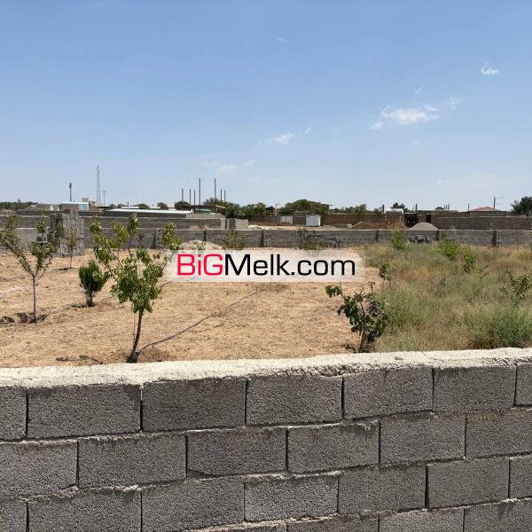 زمین ۱۰۰۰ متری چهاردیواری ابیاری قطره ایی نظرآباد