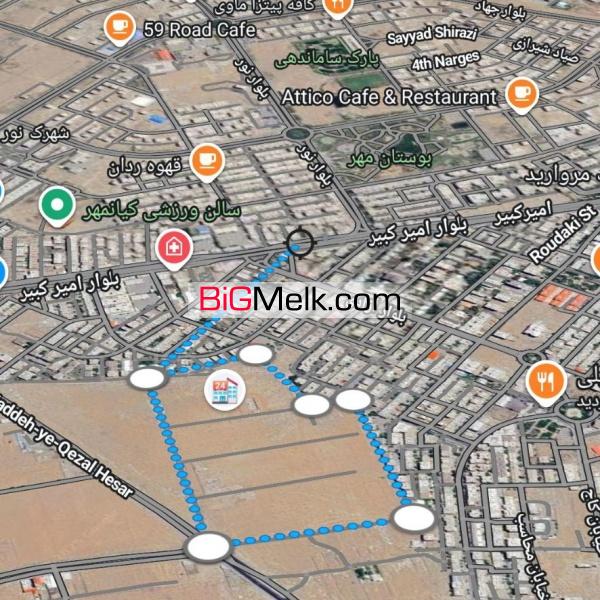 زمین ۱۰۳۵ متری دوکله کیانمهر، مجوز ساخت ۶ طبقه