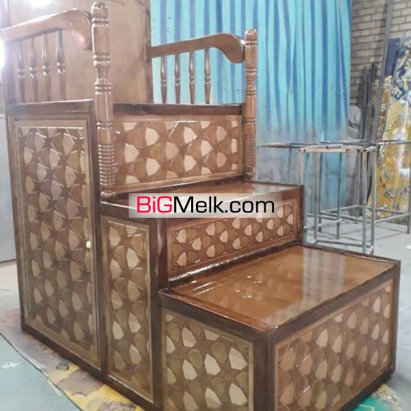 منبر تمام چوب گردو ، منبر تمام چوب راش
