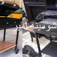 باربیکیو ذغالی درب گرد با استارت الکل